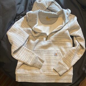 Carhartt Gray Striped Hoodie